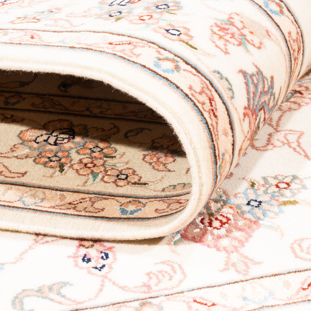 Alfombra persa - Tabriz - 184 x 117 cm - crema