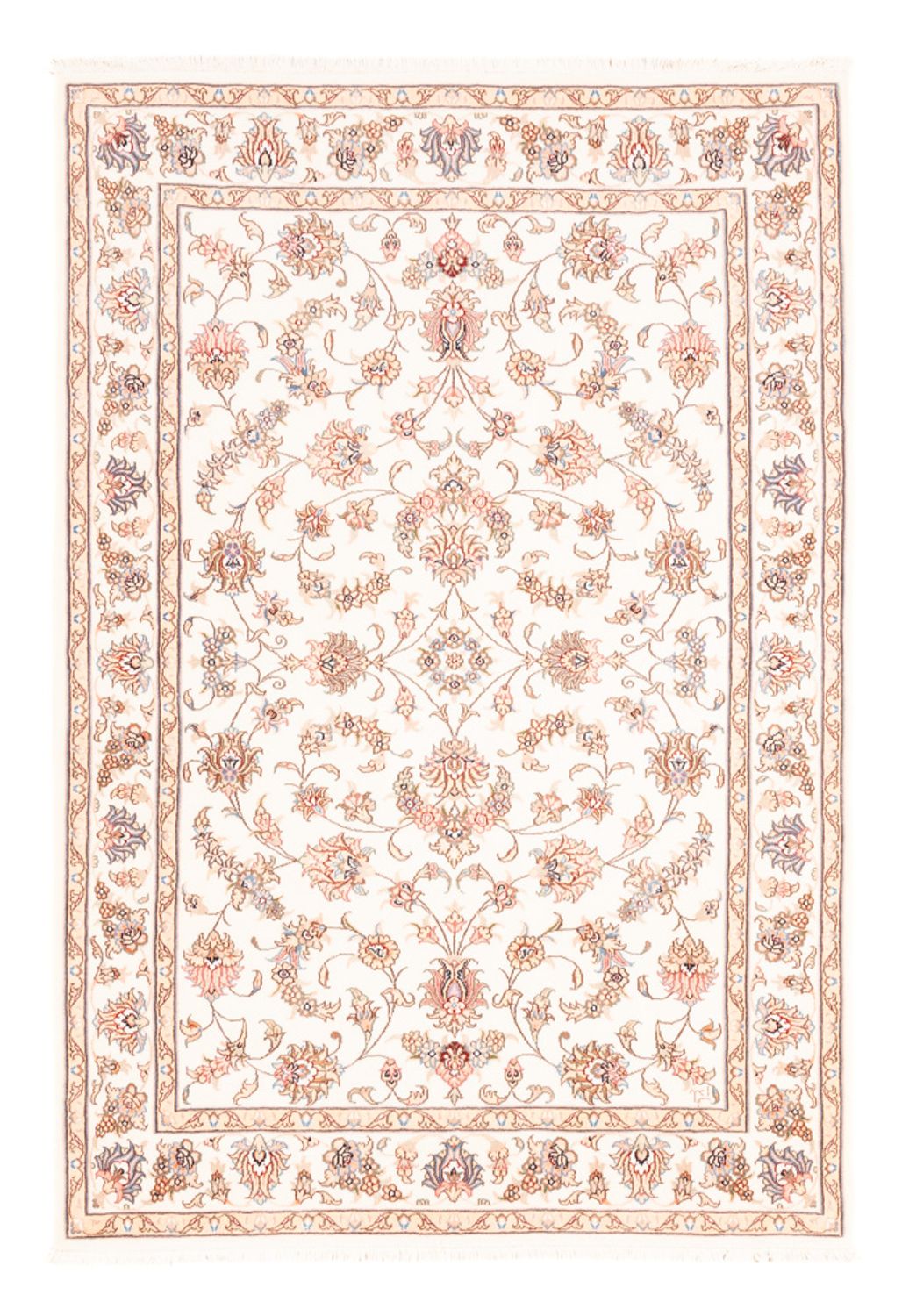 Alfombra persa - Tabriz - 173 x 119 cm - crema