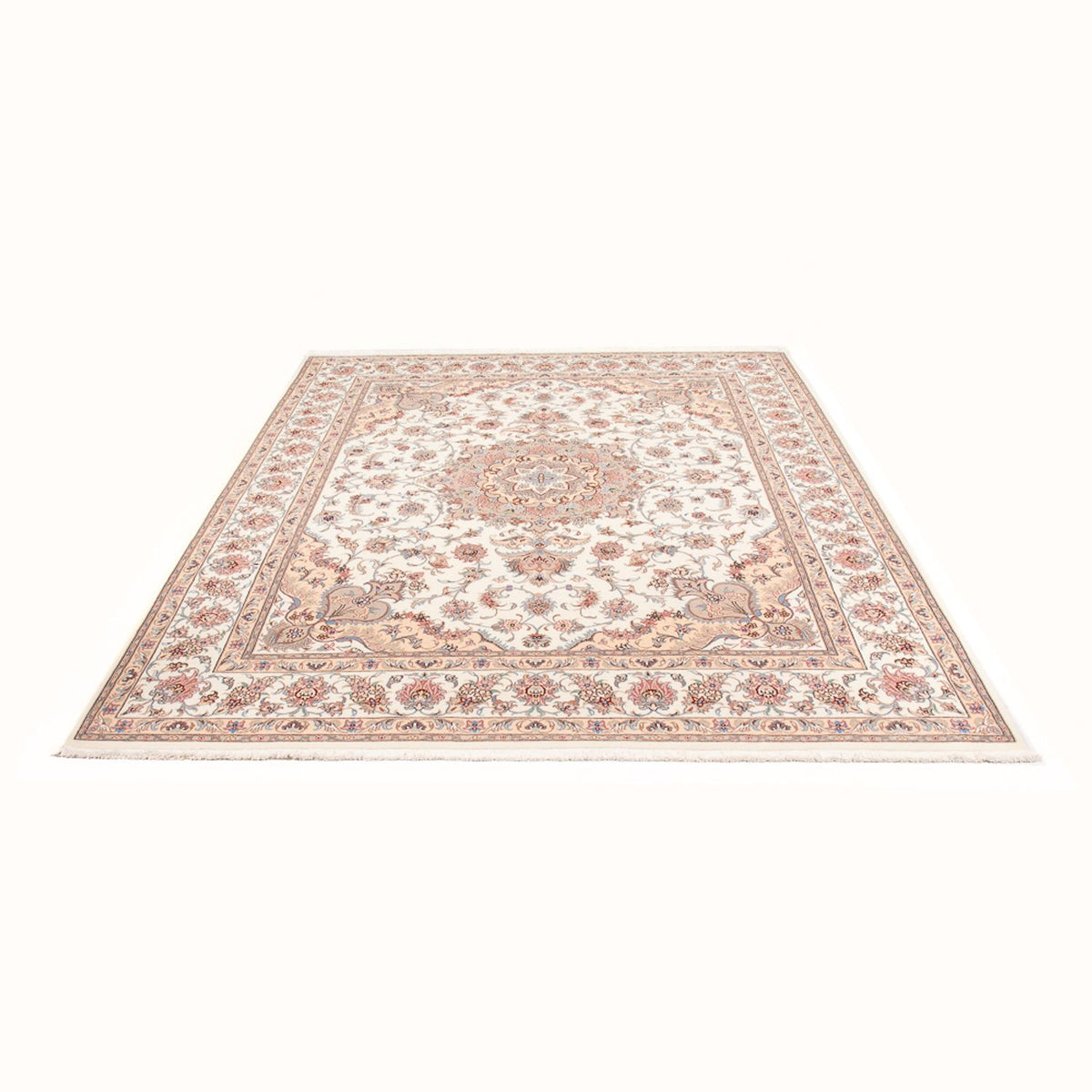 Alfombra Persa - Tabriz - Real - 252 x 198 cm - crema
