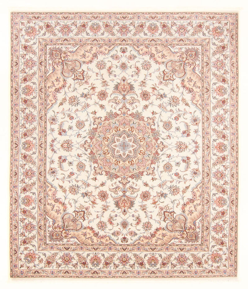 Alfombra Persa - Tabriz - Real - 252 x 199 cm - crema
