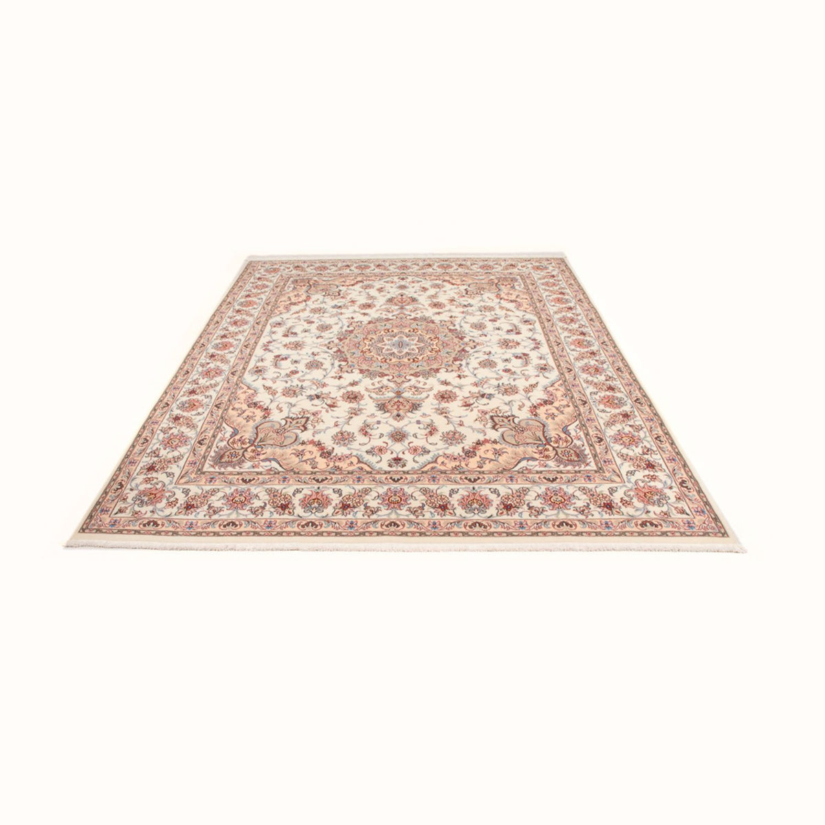 Alfombra Persa - Tabriz - Real - 252 x 199 cm - crema