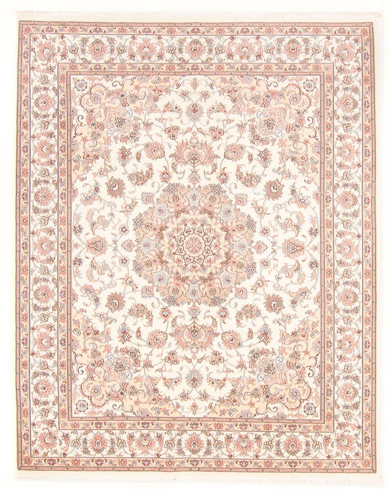 Alfombra Persa - Tabriz - Real - 257 x 197 cm - crema