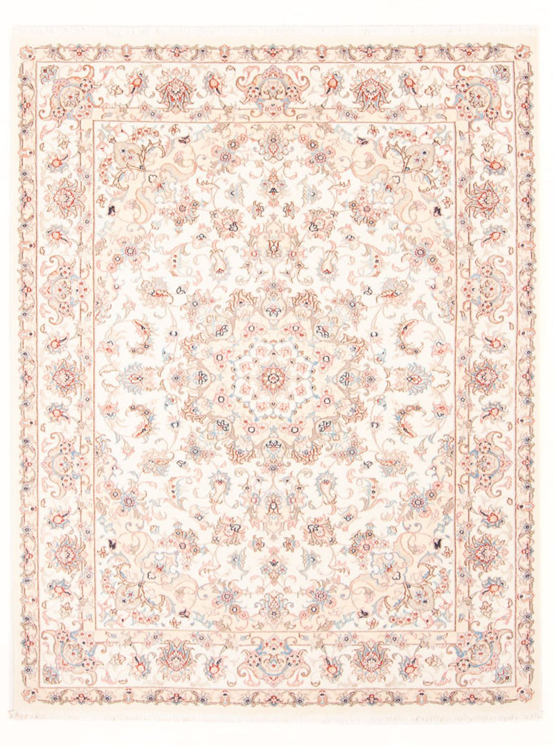 Alfombra Persa - Tabriz - Real - 201 x 150 cm - crema