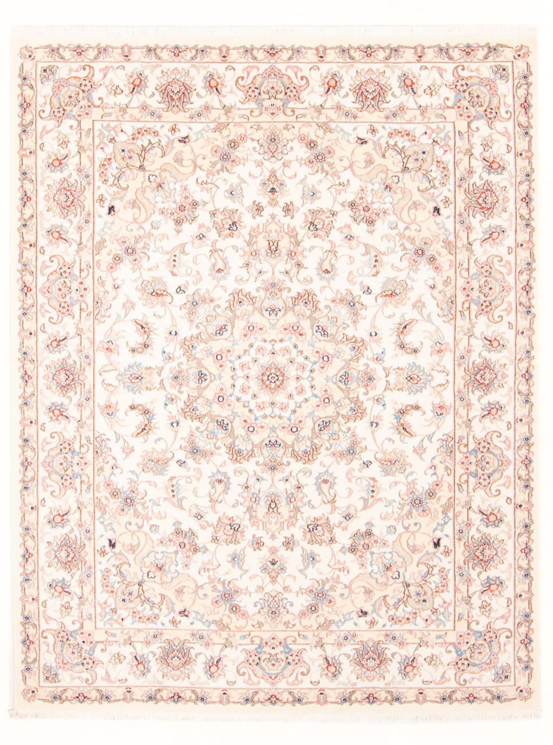 Alfombra Persa - Tabriz - Real - 201 x 150 cm - crema