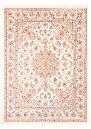 Alfombra Persa - Tabriz - Real - 207 x 149 cm - crema