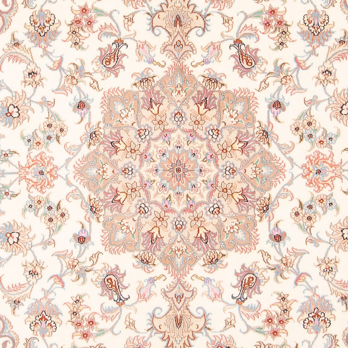 Alfombra Persa - Tabriz - Real - 207 x 149 cm - crema