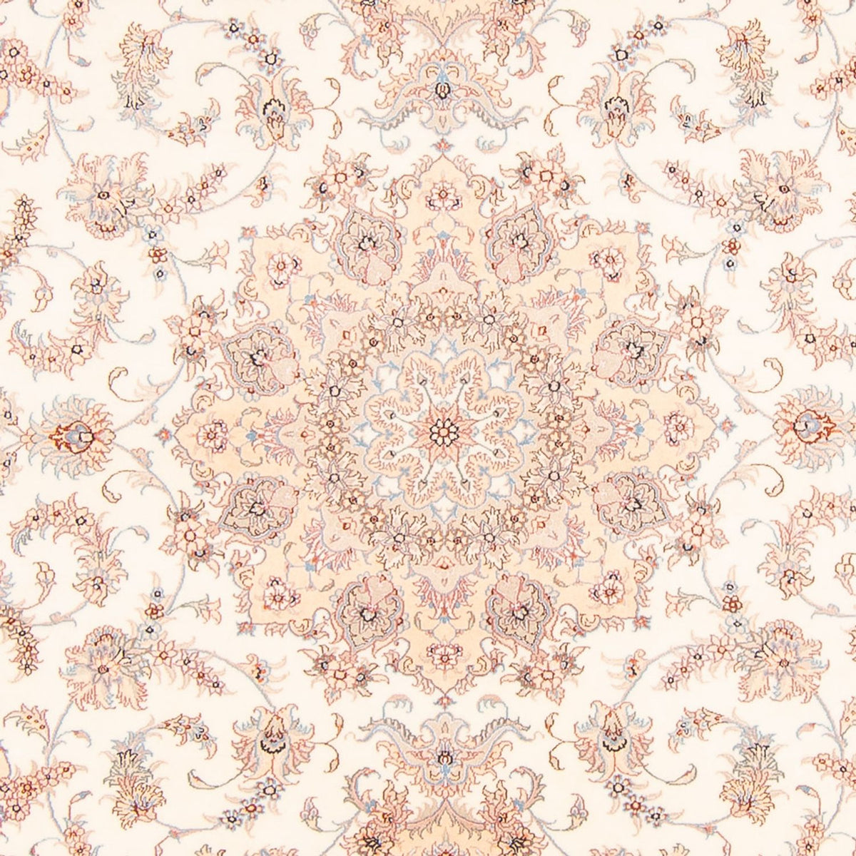 Alfombra Persa - Tabriz - Real - 293 x 197 cm - crema