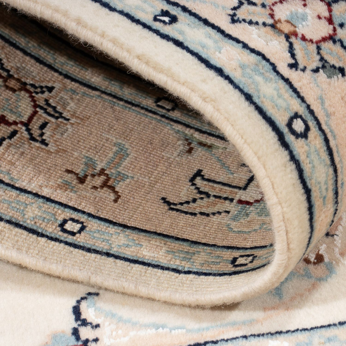 Alfombra Persa - Nain - Prima - 126 x 80 cm - crema