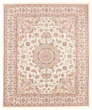 Alfombra Persa - Tabriz - Real - 248 x 198 cm - crema