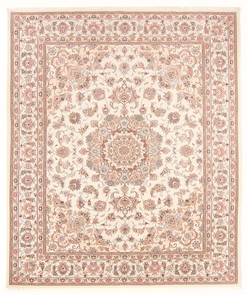 Alfombra Persa - Tabriz - Real - 248 x 198 cm - crema