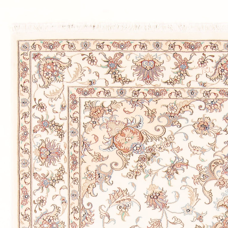 Alfombra Persa - Tabriz - Real - 197 x 150 cm - crema