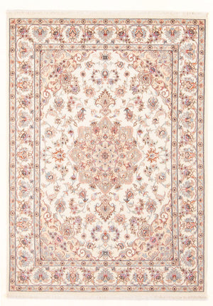 Alfombra Persa - Tabriz - Real - 204 x 147 cm - crema