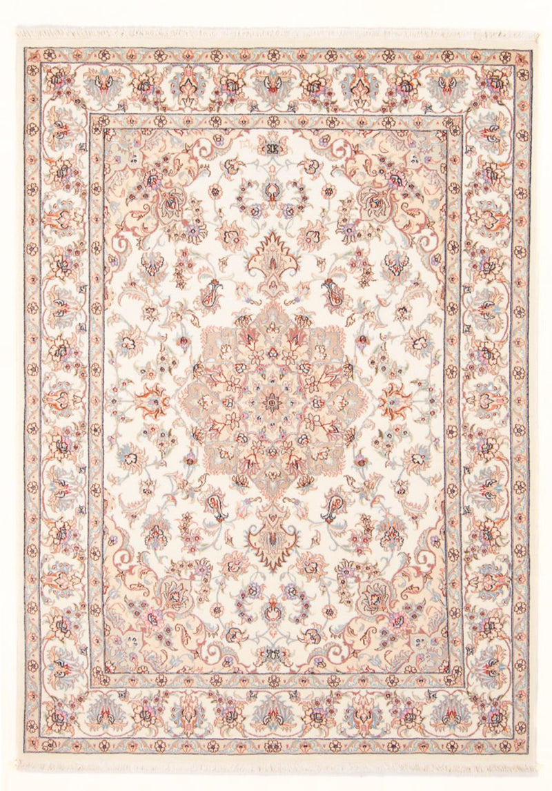 Alfombra Persa - Tabriz - Real - 204 x 147 cm - crema