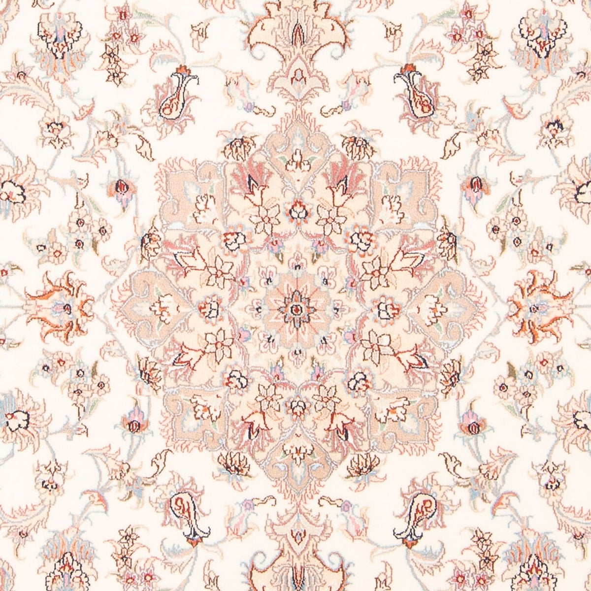 Alfombra Persa - Tabriz - Real - 204 x 147 cm - crema