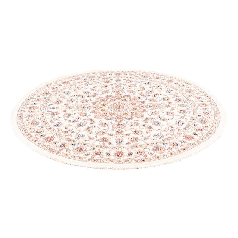 Alfombra persa - Tabriz redondo  - 151 x 146 cm - crema