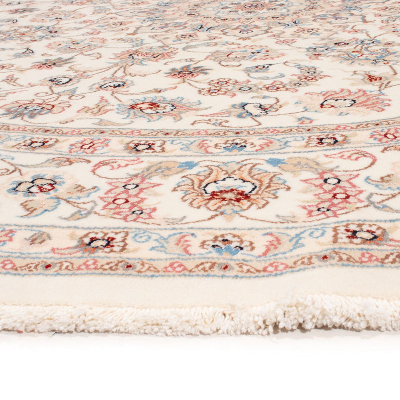 Alfombra Persa - Tabriz - Real redondo  - 197 x 194 cm - crema