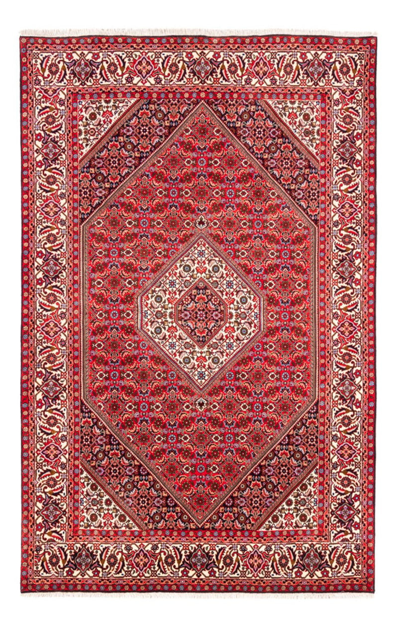 Alfombra persa - Bidjar - 253 x 170 cm - rojo