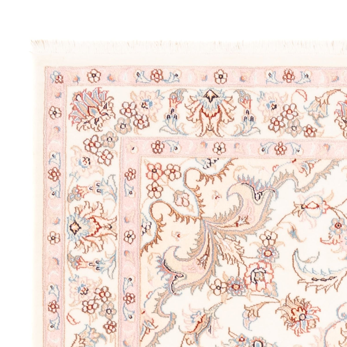 Alfombra persa - Tabriz - 157 x 108 cm - crema