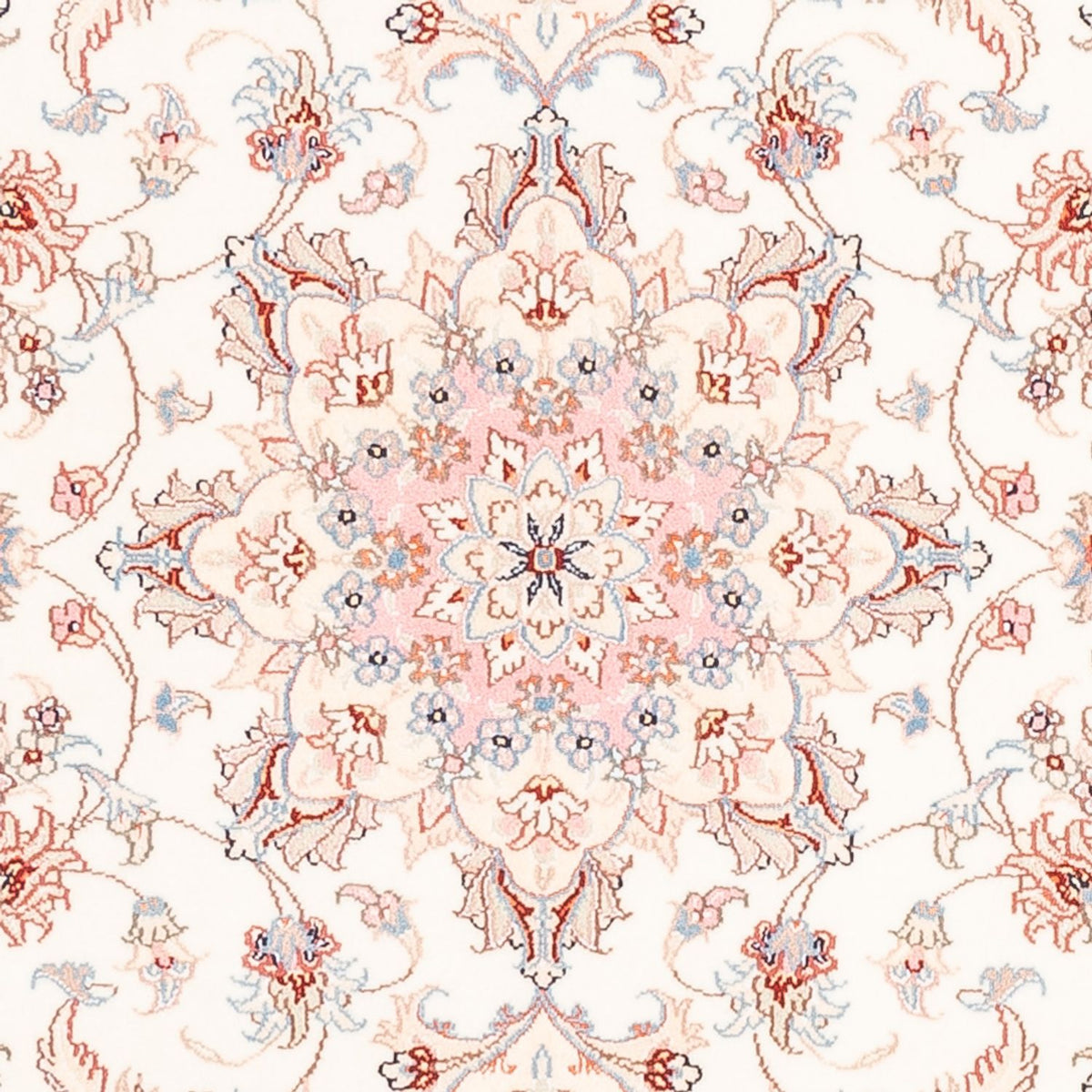 Alfombra persa - Tabriz - 154 x 108 cm - crema