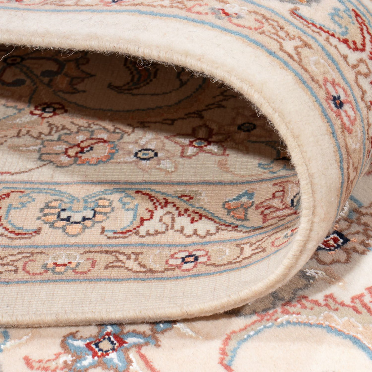 Alfombra Persa - Tabriz - Real - 260 x 245 cm - crema