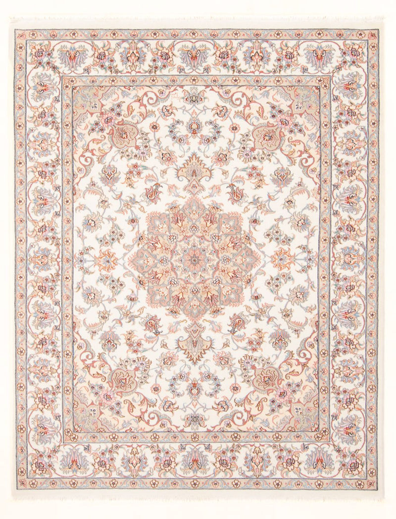 Alfombra Persa - Tabriz - Real - 198 x 152 cm - crema