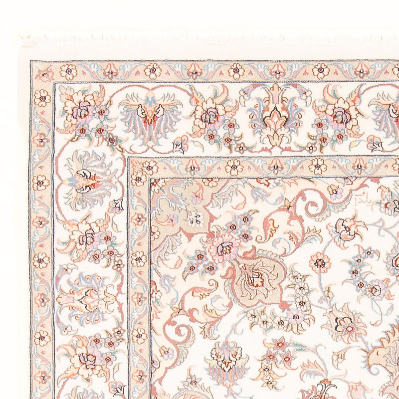 Alfombra Persa - Tabriz - Real - 198 x 152 cm - crema
