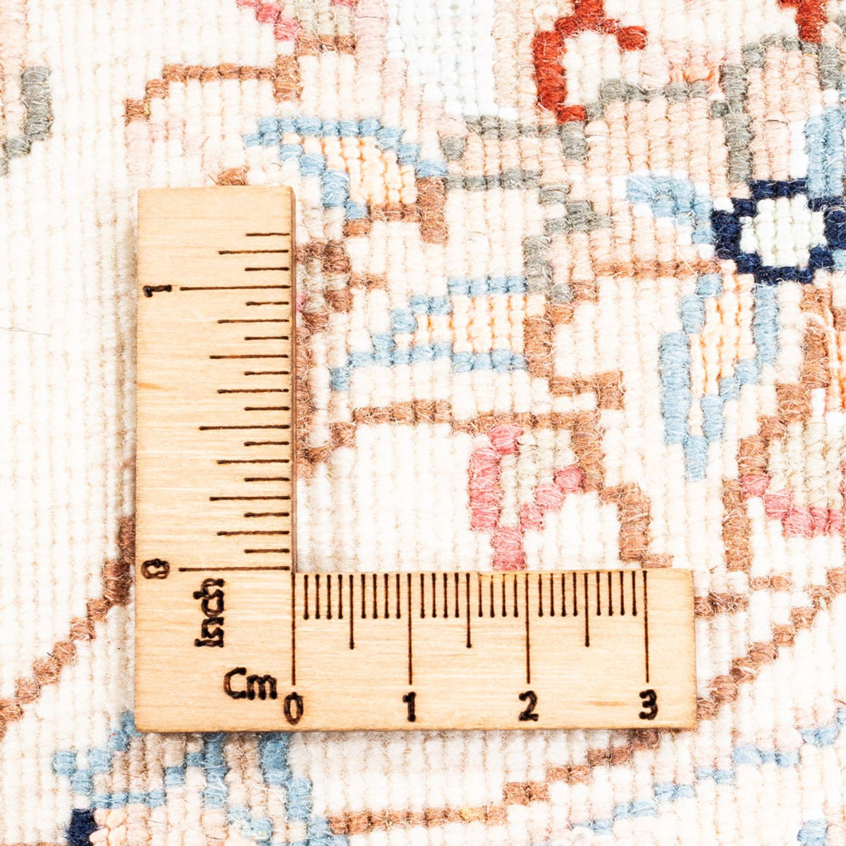 Alfombra persa - Tabriz redondo - 150 x 150 cm - crema