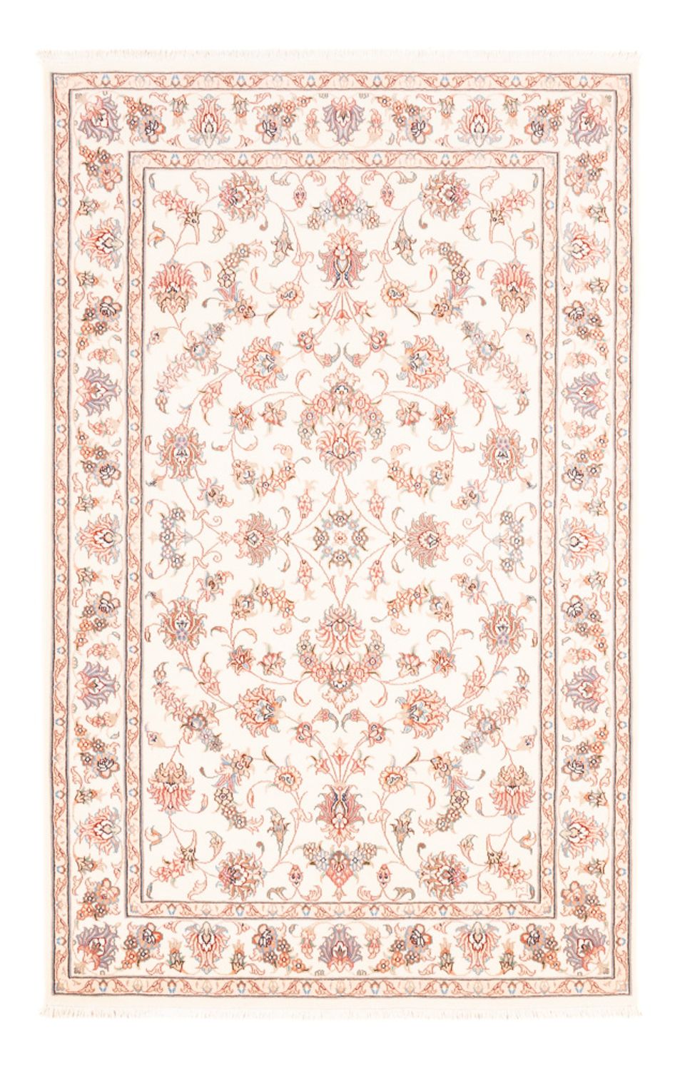 Alfombra persa - Tabriz - 175 x 115 cm - crema