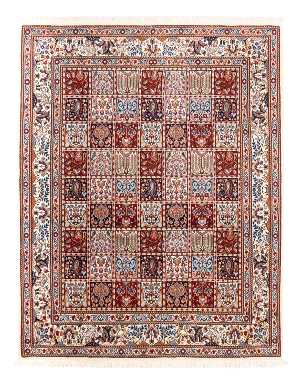 Alfombra persa - Clásica - 195 x 151 cm - multicolor
