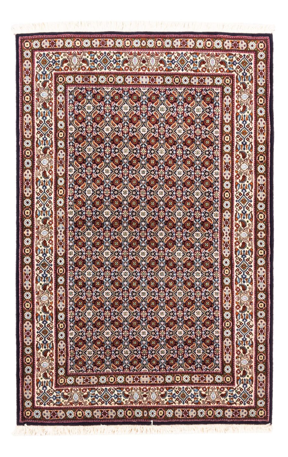 Alfombra persa - Clásica - 149 x 98 cm - azul oscuro