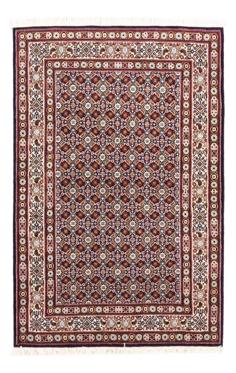 Alfombra persa - Clásica - 149 x 98 cm - azul oscuro
