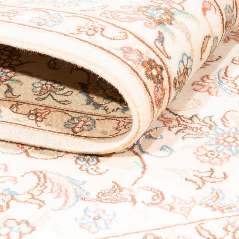 Alfombra persa - Tabriz - 195 x 150 cm - crema