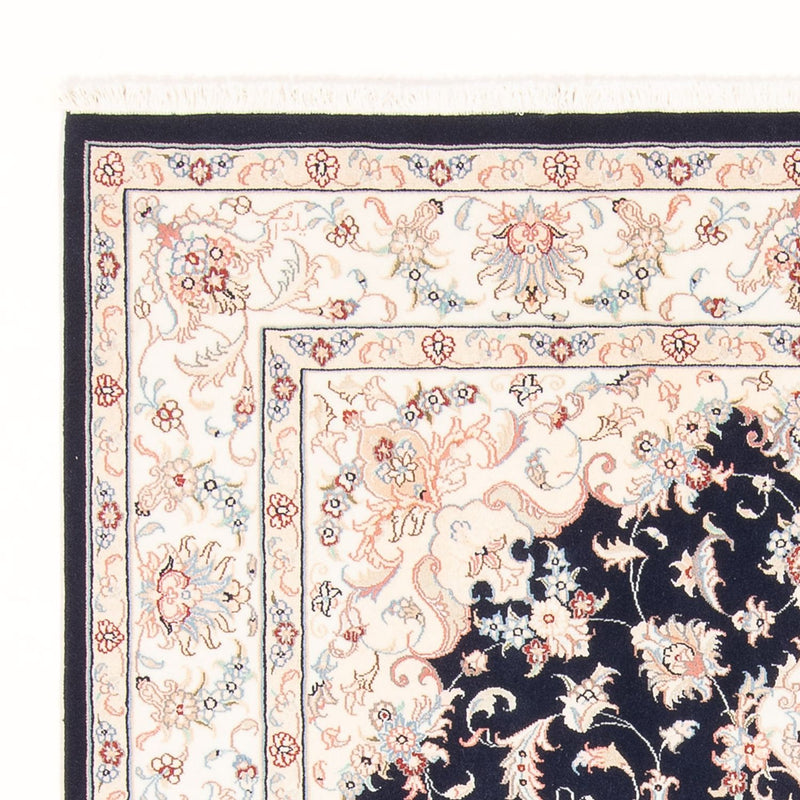 Alfombra Persa - Tabriz - Real - 200 x 149 cm - azul oscuro