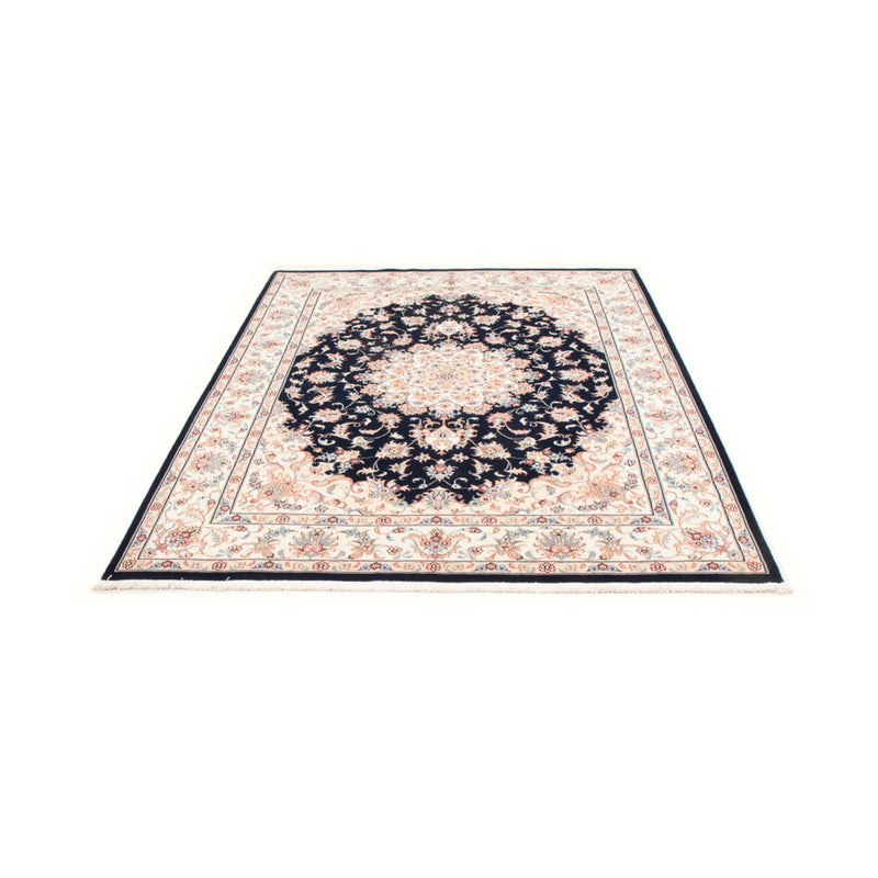 Alfombra Persa - Tabriz - Real - 200 x 149 cm - azul oscuro