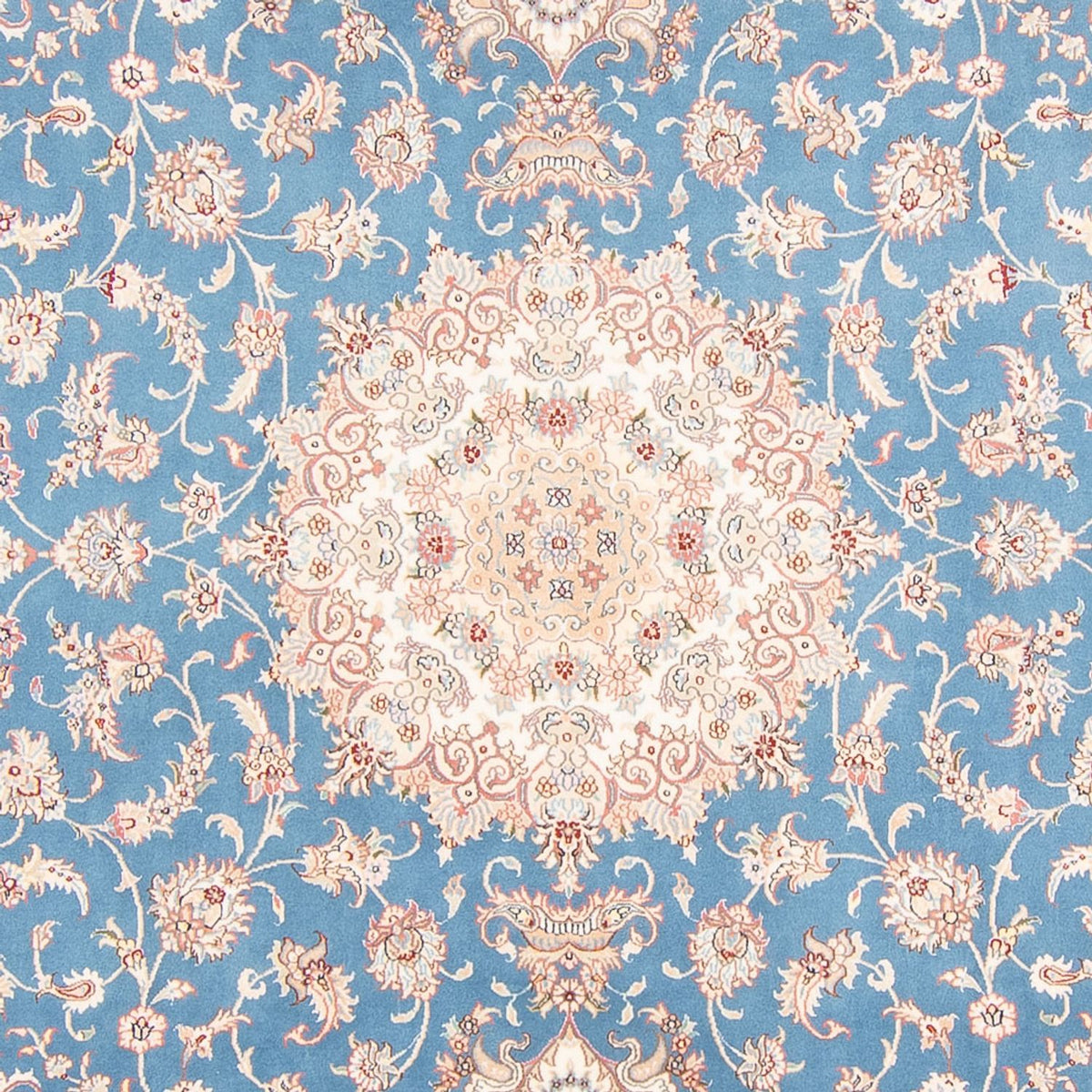 Alfombra Persa - Tabriz - Real - 300 x 200 cm - azul claro
