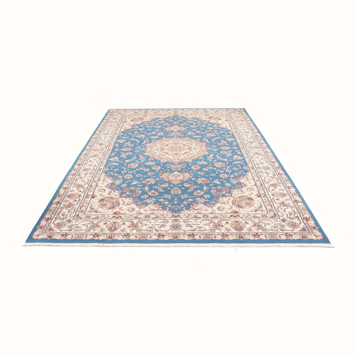 Alfombra Persa - Tabriz - Real - 300 x 200 cm - azul claro