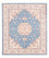 Alfombra Persa - Tabriz - Real - 253 x 197 cm - azul claro