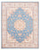 Alfombra Persa - Tabriz - Real - 251 x 200 cm - azul claro