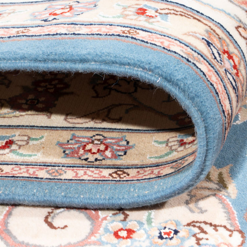 Alfombra Persa - Tabriz - Real - 251 x 200 cm - azul claro