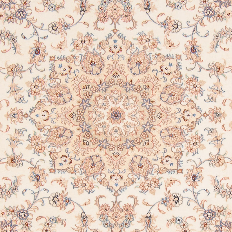 Alfombra Persa - Tabriz - Real cuadrado  - 211 x 198 cm - crema