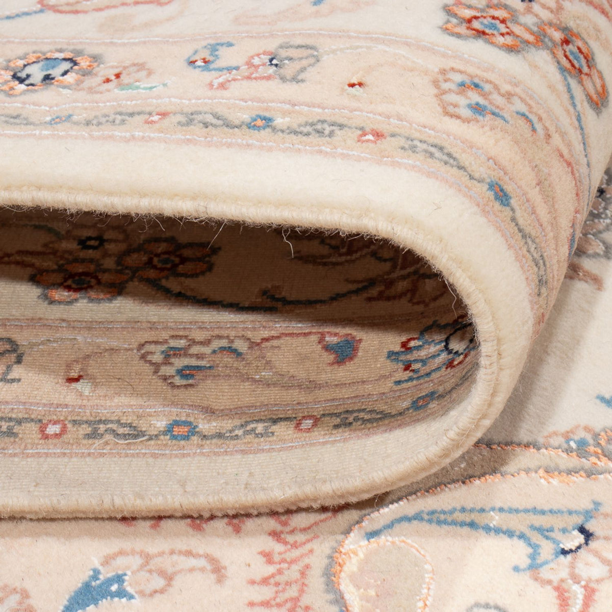 Alfombra Persa - Tabriz - Real cuadrado  - 211 x 198 cm - crema