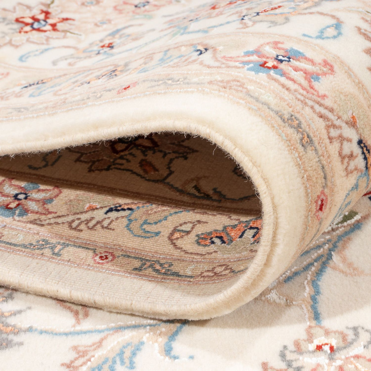 Alfombra Persa - Tabriz - Real - 243 x 198 cm - crema