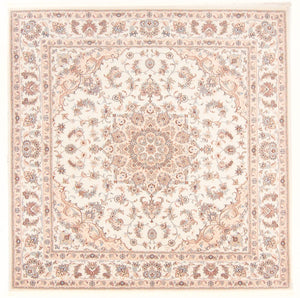 Alfombra Persa - Tabriz - Real cuadrado  - 208 x 197 cm - crema