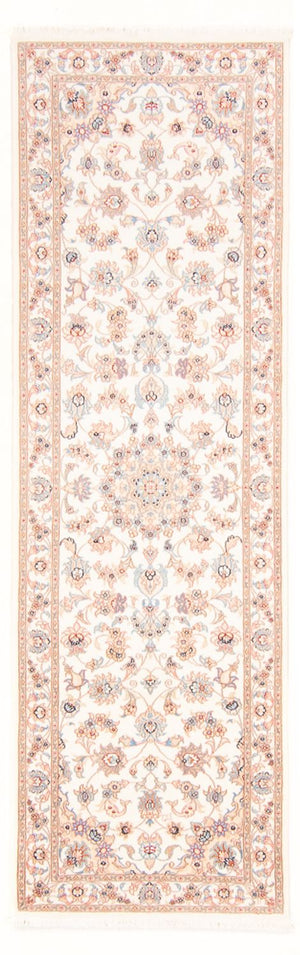 Alfombra de pasillo Alfombra Persa - Tabriz - Real - 254 x 81 cm - crema