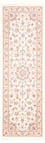 Alfombra de pasillo Alfombra Persa - Tabriz - Real - 254 x 81 cm - crema