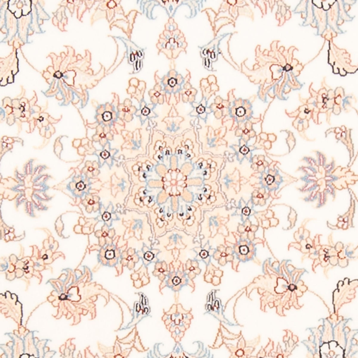 Alfombra de pasillo Alfombra Persa - Tabriz - Real - 254 x 81 cm - crema