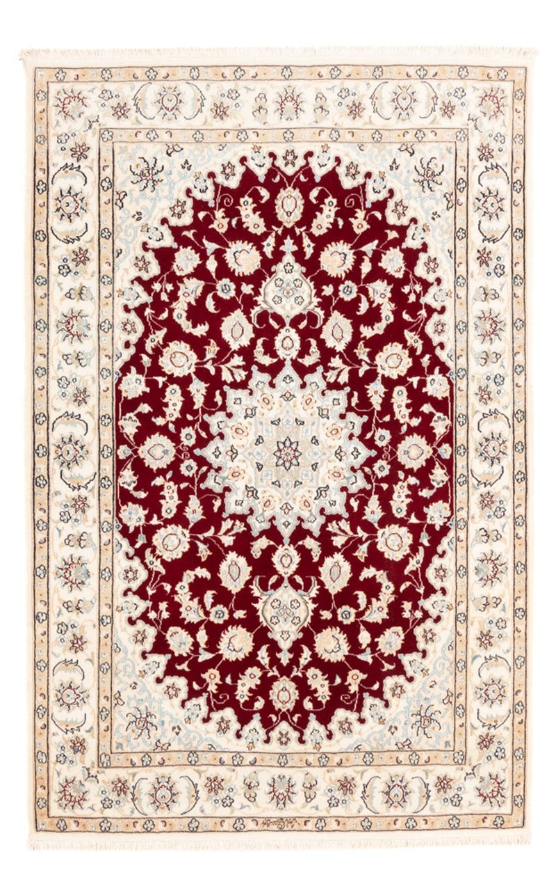 Alfombra Persa - Nain - Prima - 178 x 122 cm - rojo