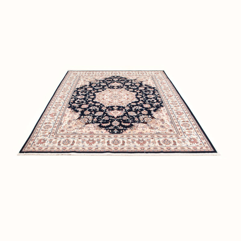 Alfombra Persa - Tabriz - Real - 250 x 198 cm - azul oscuro