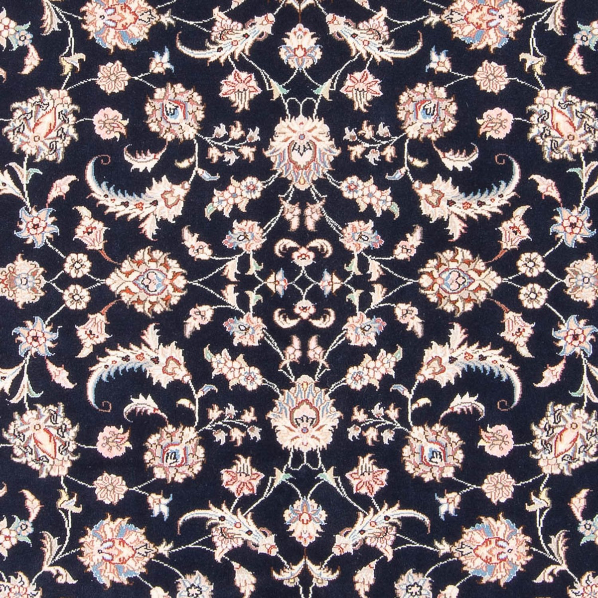 Alfombra Persa - Tabriz - Real - 201 x 153 cm - azul oscuro