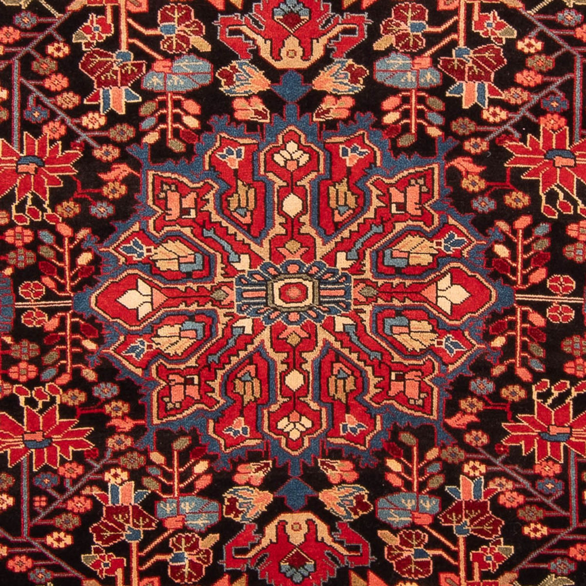 Alfombra persa - Nómada - 280 x 198 cm - azul oscuro